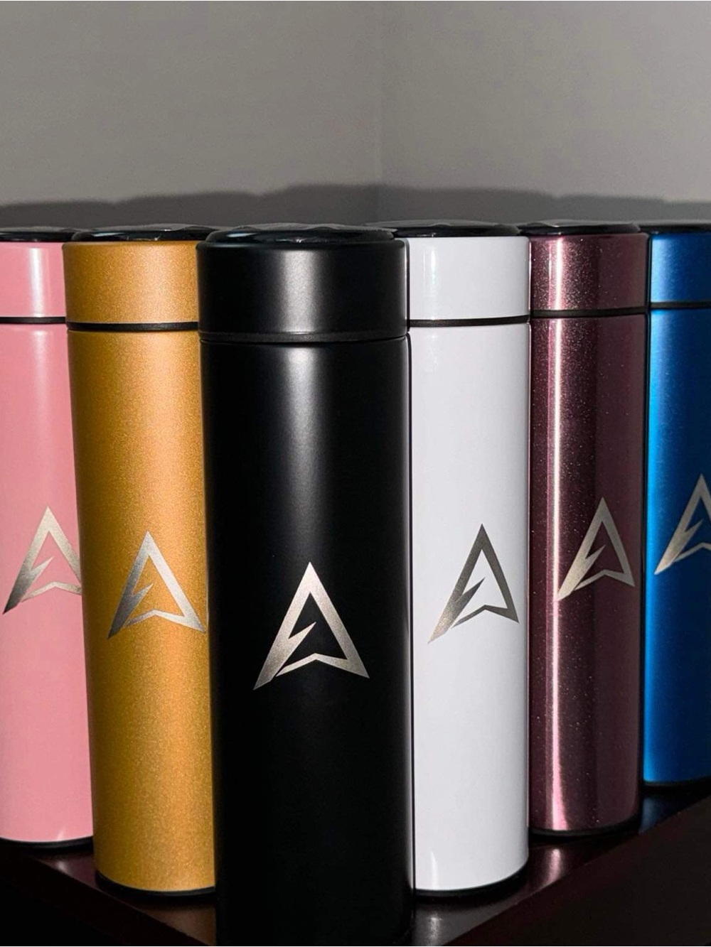 Insulated Stainless Steel Travel Bottle - Black - (Brand Unbranded)